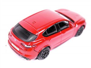 Alfa Romeo Stelvio Die Cast Model - 1:43 Scale - Red - Streets of Fire Series Alfa Romeo Stelvio Die Cast Model - 1:43 Scale - Red - Streets of Fire Series
